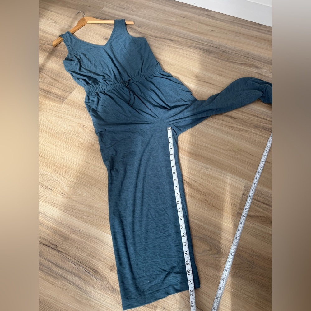 Old Navy Dark Teal Sleeveless Jumpsuit – Stretchy & Petite (Size Medium P) 💙✨ - Picture 7 of 8